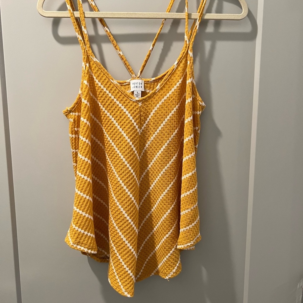 Yellow tank top